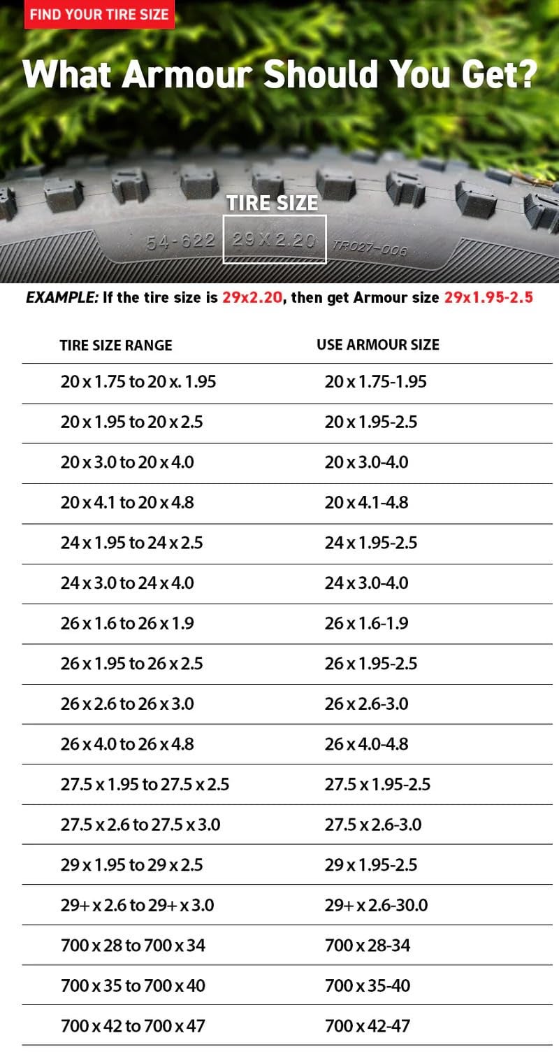 Tannus ARMOUR إدخال إطار تانوس أرمور، بطانة إطار دراجة بدون ثقب، واقي أنبوب دراجة مقاوم للثقب، يمنع الثقوب من الأشواك ورؤوس الماعز متوافق مع الدراجات الكهربائية، والدراجات الجبلية، وأكثر 20" 2.0-2.5" - Image 3